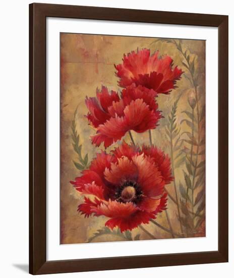 Poppy Passion II-Elaine Vollherbst-Lane-Framed Art Print