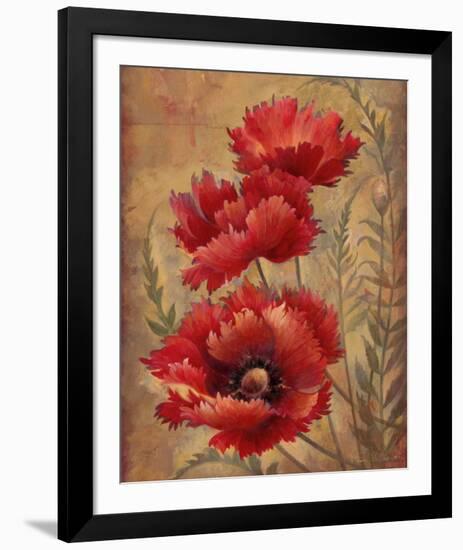 Poppy Passion II-Elaine Vollherbst-Lane-Framed Art Print