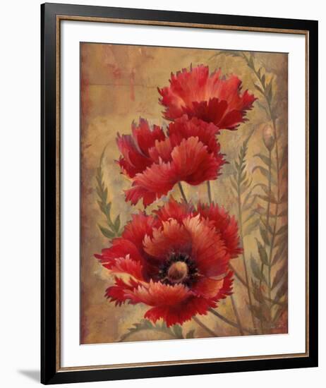 Poppy Passion II-Elaine Vollherbst-Lane-Framed Art Print