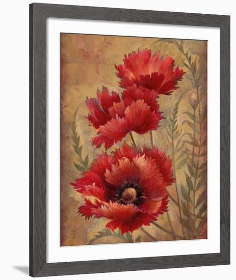 Poppy Passion II-Elaine Vollherbst-Lane-Framed Art Print