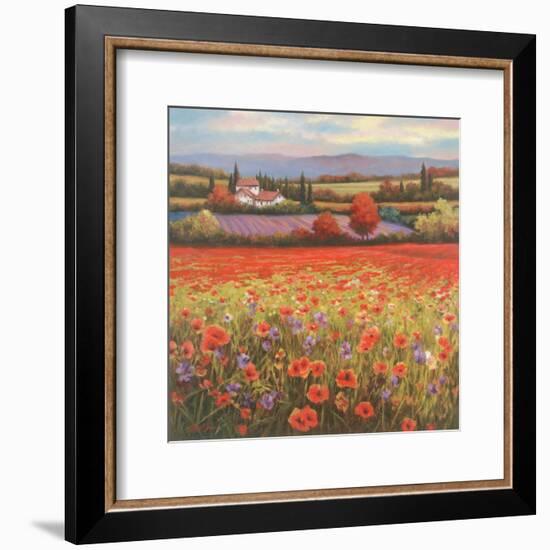 Poppy Pastures I-TC Chiu-Framed Art Print