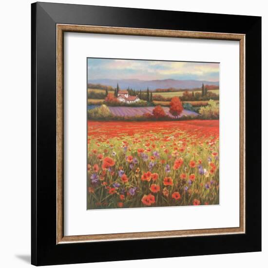 Poppy Pastures I-TC Chiu-Framed Art Print