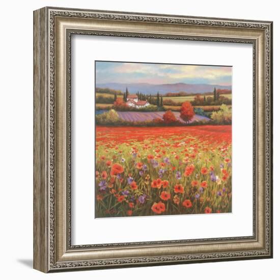 Poppy Pastures I-TC Chiu-Framed Art Print