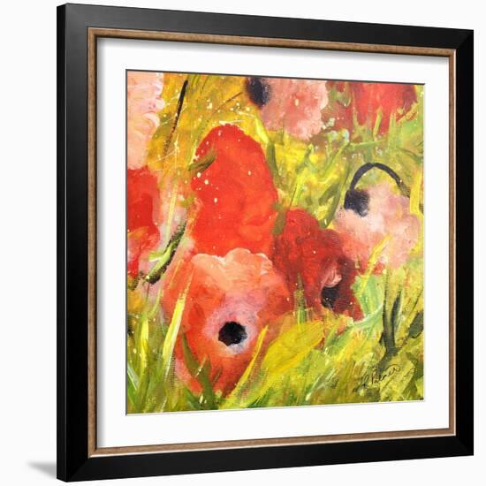 Poppy Patch II-Ruth Palmer-Framed Art Print