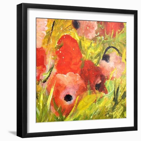 Poppy Patch II-Ruth Palmer-Framed Art Print