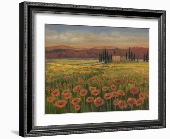 Poppy Path to Home I-Julie Joy-Framed Art Print