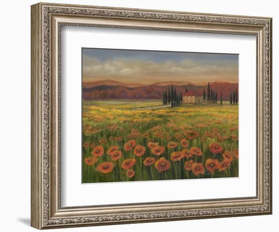 Poppy Path to Home I-Julie Joy-Framed Art Print