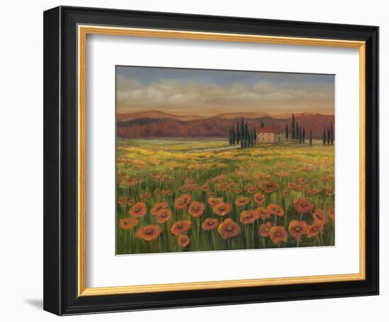 Poppy Path to Home I-Julie Joy-Framed Art Print