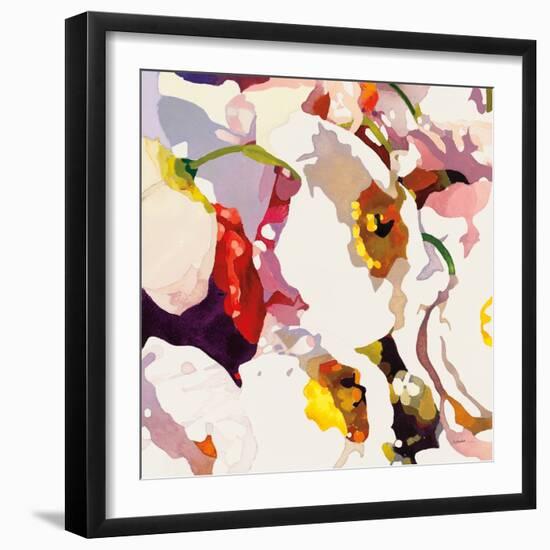 Poppy Patterns I-Shirley Novak-Framed Art Print