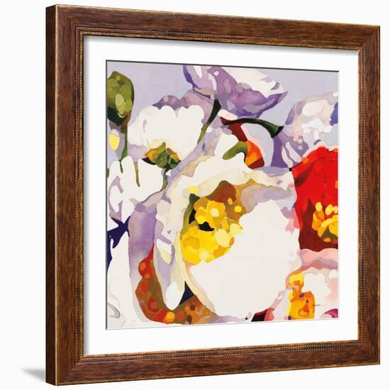 Poppy Patterns II-Shirley Novak-Framed Art Print
