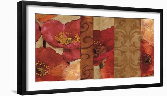 Poppy Patterns-Janel Pahl-Framed Giclee Print