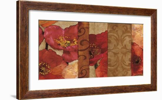 Poppy Patterns-Janel Pahl-Framed Giclee Print