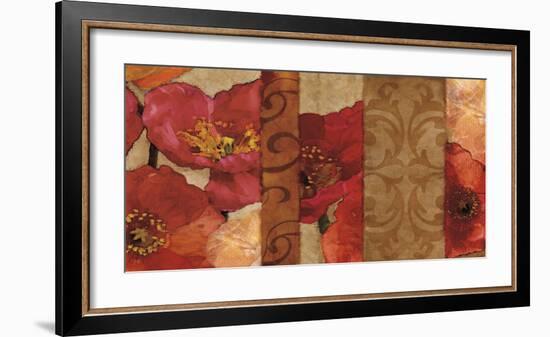 Poppy Patterns-Janel Pahl-Framed Giclee Print