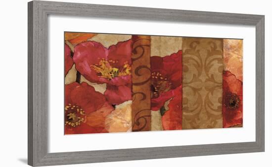 Poppy Patterns-Janel Pahl-Framed Giclee Print