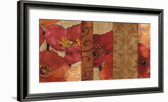 Poppy Patterns-Janel Pahl-Framed Giclee Print