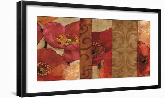 Poppy Patterns-Janel Pahl-Framed Giclee Print