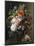 Poppy, Peonies, Roses and Naturtiums in a Greek Vase-Johan Laurentz Jensen-Mounted Giclee Print