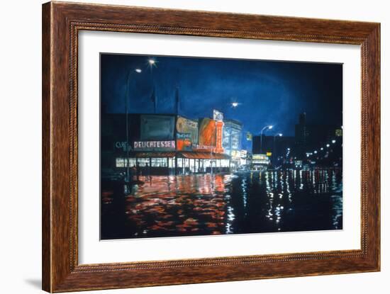 Poppy's Cafe, Greenwich Village, 1983-Anthony Butera-Framed Giclee Print