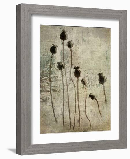 Poppy seedlings-Nel Talen-Framed Photographic Print