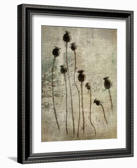 Poppy seedlings-Nel Talen-Framed Photographic Print