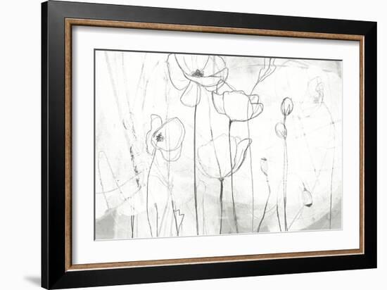 Poppy Sketches I-June Vess-Framed Art Print