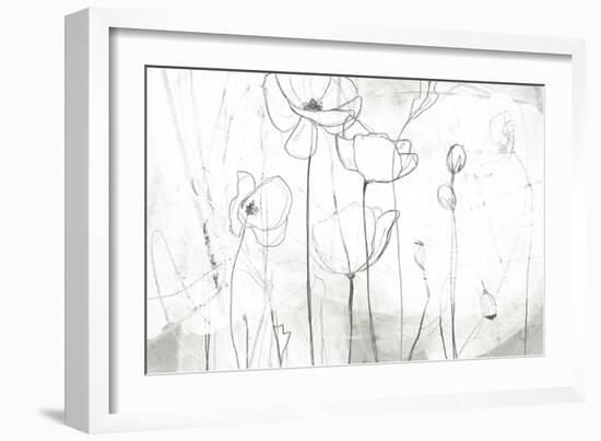 Poppy Sketches I-June Vess-Framed Art Print