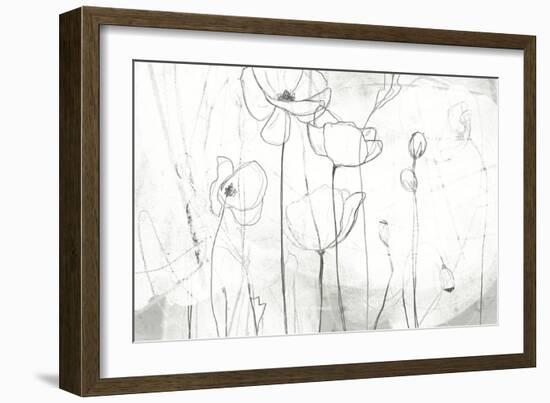 Poppy Sketches I-June Vess-Framed Premium Giclee Print