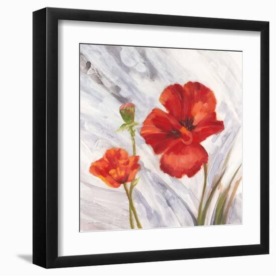 Poppy Splendor 1-DB Studios-Framed Art Print