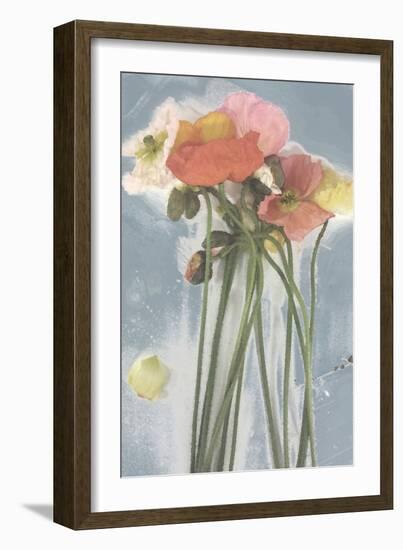 Poppy Spray I-Jennifer Goldberger-Framed Art Print