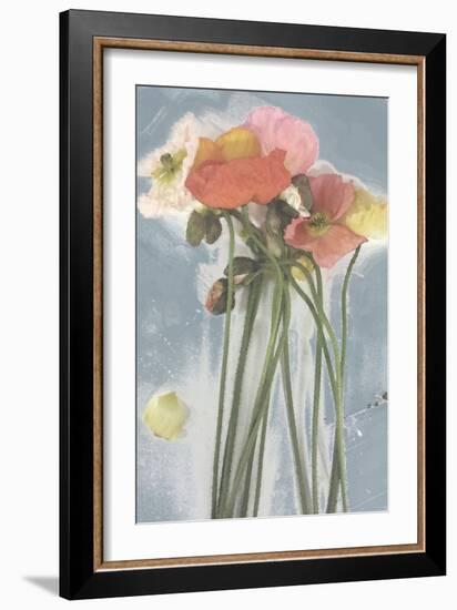 Poppy Spray I-Jennifer Goldberger-Framed Art Print