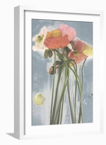 Poppy Spray I-Jennifer Goldberger-Framed Art Print