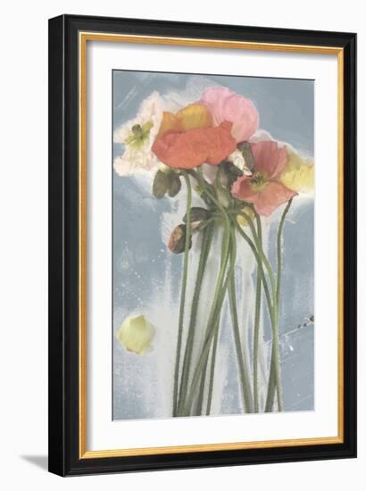 Poppy Spray I-Jennifer Goldberger-Framed Art Print