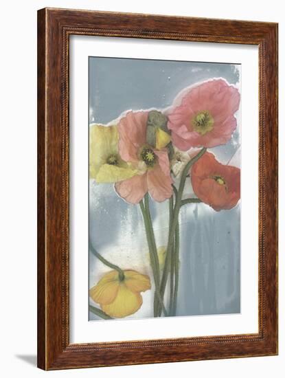 Poppy Spray II-Jennifer Goldberger-Framed Art Print