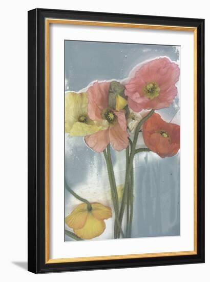 Poppy Spray II-Jennifer Goldberger-Framed Art Print