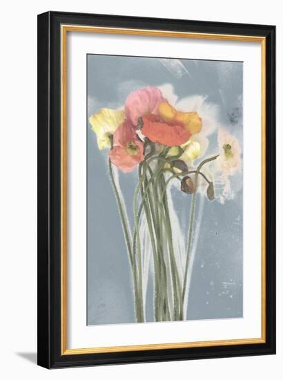 Poppy Spray III-Jennifer Goldberger-Framed Art Print