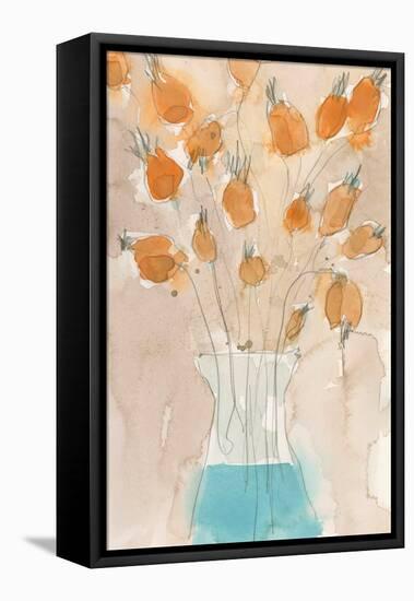 Poppy Vase I-Samuel Dixon-Framed Stretched Canvas