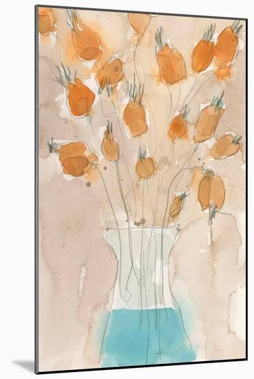 Poppy Vase I-Samuel Dixon-Mounted Art Print