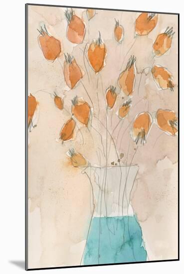 Poppy Vase II-Samuel Dixon-Mounted Art Print