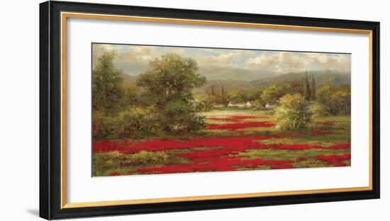 Poppy Village-Hulsey-Framed Art Print