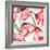 Poppy Watercolor Pattern-kisika-Framed Art Print