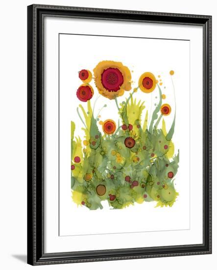 Poppy Whimsy II-Cheryl Baynes-Framed Art Print