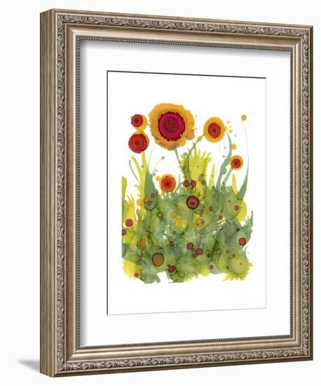 Poppy Whimsy II-Cheryl Baynes-Framed Art Print