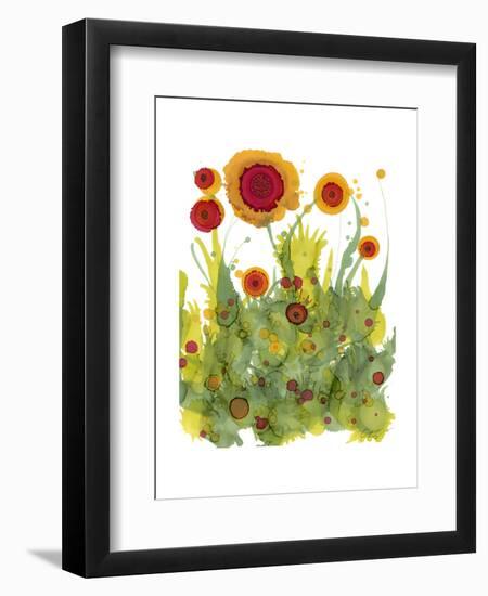 Poppy Whimsy II-Cheryl Baynes-Framed Art Print