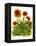 Poppy Whimsy V-Cheryl Baynes-Framed Stretched Canvas