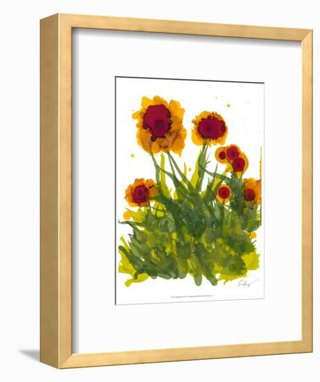 Poppy Whimsy V-Cheryl Baynes-Framed Art Print