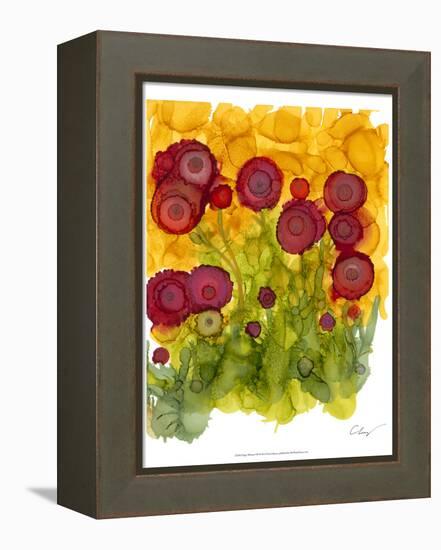 Poppy Whimsy VIII-Cheryl Baynes-Framed Stretched Canvas