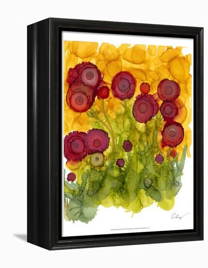 Poppy Whimsy VIII-Cheryl Baynes-Framed Stretched Canvas