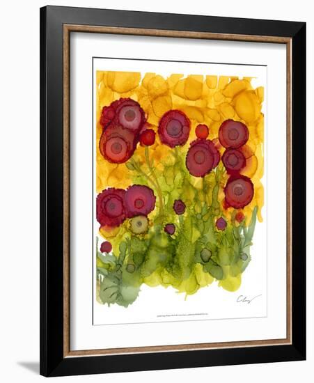 Poppy Whimsy VIII-Cheryl Baynes-Framed Art Print