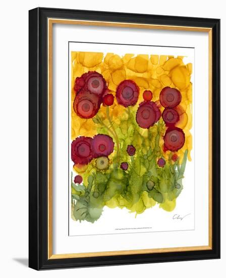 Poppy Whimsy VIII-Cheryl Baynes-Framed Art Print