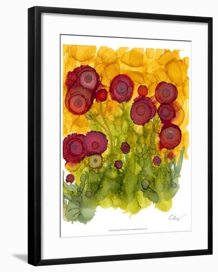 Poppy Whimsy VIII-Cheryl Baynes-Framed Art Print